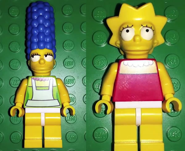Simpsonovci Lego Lisa Marge